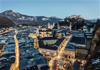 Salzburg a čerti - pohľad na mesto