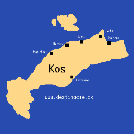 Остров кос карта