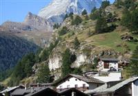 Autobusový poznávací zájazd, Švajčiarsko, pohľad na Veľký Matterhorn