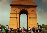 Symbol modernej Indie v podobe India Gate v Dillí.