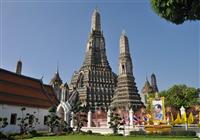 Bangkok, Koh Samui - Thajsko - Wat Arun v Bangkoku so svojimi vysokými vežami - 3